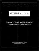 Cover of: Economic trends and multimodal transportation requirements