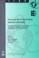 Management of public service reform by Joan Corkery