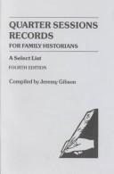 cover of Quarter sessions records for family historians