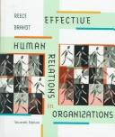 Cover of: Effective human relations in organizations by Barry L. Reece