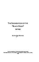Cover of: The exoneration of the "Black hand," 1917-1953