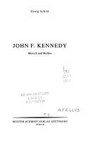 Cover of: John F. Kennedy: Mensch und Mythos