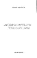 La emigración de Cantabria a América by Consuelo Soldevilla Oria