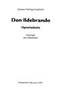 Cover of: Don Ildebrando: opowiadania