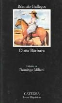 Cover of: Doña Bárbara by Rómulo Gallegos