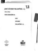 Cover of: José Sánchez Villaseñor, S.J.: 1911/1961 : notas biográficas