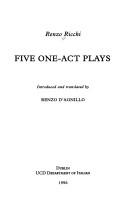 Cover of: Five one-act plays