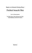 Cover of: Freiheit braucht Mut: Texte von der Winterakademie