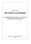 Cover of: Die Nacht von Potsdam by Hans-Werner Mihan