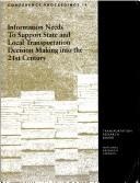 Information needs to support state and local transportation decision making into the 21st century by National Research Council (U.S.). Transportation Research Board