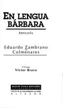 Cover of: En lengua bárbara: antología