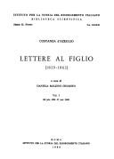 Cover of: Lettere al figlio (1829-1862) by Azeglio, Costanza marchesa d'