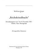 Cover of: Reichskristallnacht by Wolf-Arno Kropat