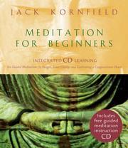 Cover of: Meditation for Beginners by Jack Kornfield