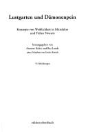 Cover of: Lustgarten und Dämonenpein: Konzepte von Weiblichkeit in Mittelalter und früher Neuzeit