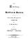 Cover of: Die Erhebung des Volkes in Baden für die deutsche Republik im Frühjahr 1848