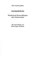 Cover of: Auslandsleute: westdeutsche Reiseerzählungen über Ostdeutschland