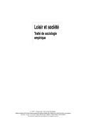 Cover of: Loisir et société: traité de sociologie empirique