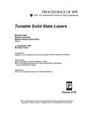 Cover of: Tunable solid state lasers: 1-4 September, 1996, Wrocław, Poland