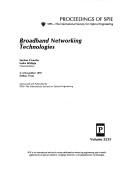 Cover of: Broadband networking technologies: 2-3 November 1997, Dallas, Texas