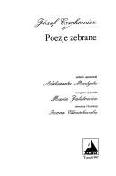 Cover of: Poezje zebrane by Józef Czechowicz