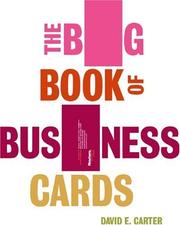 Cover of: The Big Book of Business Cards (Big Book (Collins Design))
