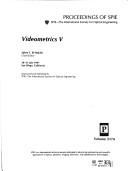 Cover of: Videometrics V: 30-31 July 1997, San Diego, California