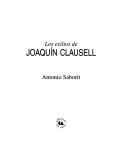 Cover of: Los exilios de Joaquín Clausell