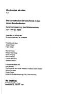 Cover of: Die europäischen Strukturfonds in den neuen Bundesländern by Projektkoordination, Jürgen Riedel, Frank Scharr ... [et al.] ; in Zusammenarbeit mit John Bradley, Helmut Schrader, Günter Tissen.