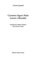 Cover of: Carissimo Signor Padre: lettere a Monaldo