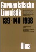 Cover of: Feministische Linguistik--linguistische Geschlechterforschung: Ergebnisse, Konsequenzen, Perspektiven