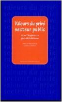 Cover of: Valeurs du privé secteur public dans l'Angleterre post-thatchérienne