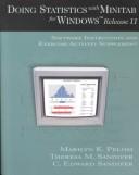 Doing statistics with MINITAB for Windows, release 11 by Marilyn K. Pelosi