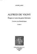 Alfred de Vigny by André Jarry