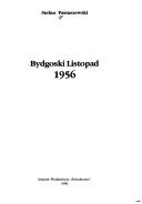 Cover of: Bydgoski listopad 1956