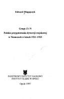 Cover of: Grupy Z i N: polskie przygotowania dywersji wojskowej w Niemczech w latach 1921-1925