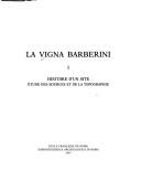 La Vigna Barberini by École française de Rome