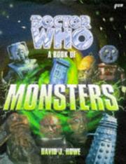 Cover of: Doctor Who: A Book of Monsters (Doctor Who (BBC Hardcover))