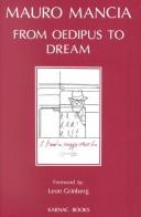 Cover of: From Oedipus to dream