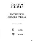 Cover of: Carlos Pellicer: MDCCCXCVII-MCMXCVII : exposición homenaje del 12 de agosto al 26 de octubre, Sala Carlos Pellicer