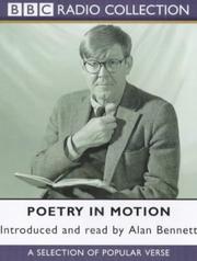 Front cover of Poetry in Motion (BBC Audio Collection) by Unknown