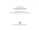 Cover of: Zwischenland by Martin Ahrends