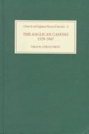 Cover of: The Anglican canons, 1529-1947
