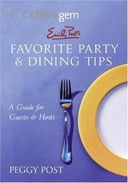 Cover of: Collins gem: Emily Post's favorite party & dining tips