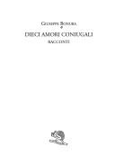 Cover of: Dieci amori coniugali: racconti