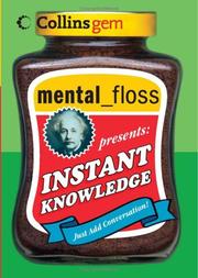 Cover of: mental floss presents Instant Knowledge (Collins Gem) (Collins Gem)
