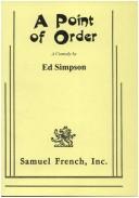 Cover of: A p oint of order: a comedy