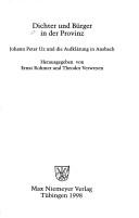 Cover of: Dichter und Bürger in der Provinz: Johann Peter Uz und die Aufklärung in Ansbach