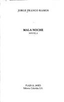Cover of: Mala noche: novela