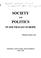 Cover of: Society and politics in South-East Europe